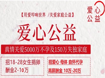 南岗捐卵助孕生子 爱心志愿者招募